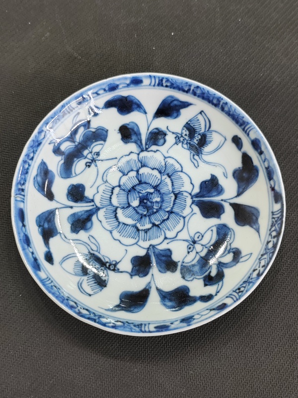 古玩陶瓷康熙青花盤拍賣,當前價格1100元