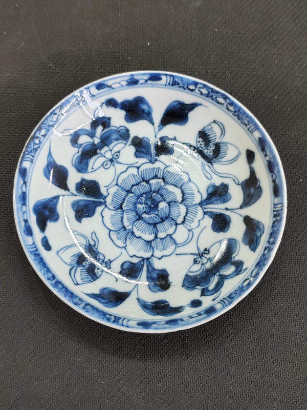 古玩陶瓷康熙青花盤拍賣,當前價格1100元