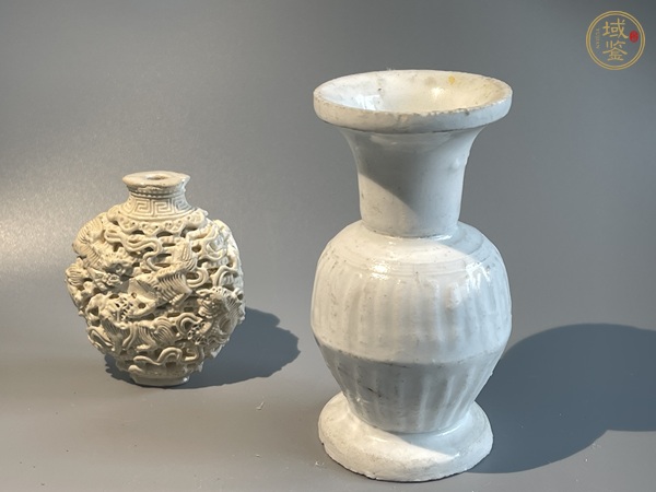 古玩德化窯瓜棱瓶真品鑒賞圖