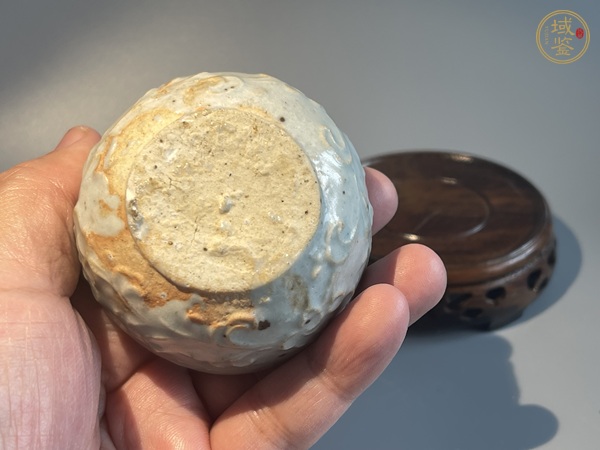 古玩陶瓷樞府印花卉紋杯真品鑒賞圖