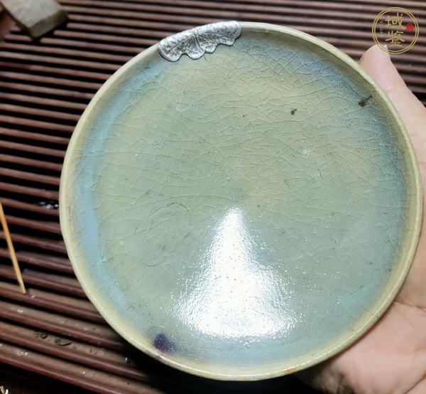 古玩陶瓷鈞盤真品鑒賞圖