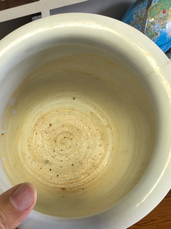 古玩陶瓷青花山水人物紋香爐真品鑒賞圖