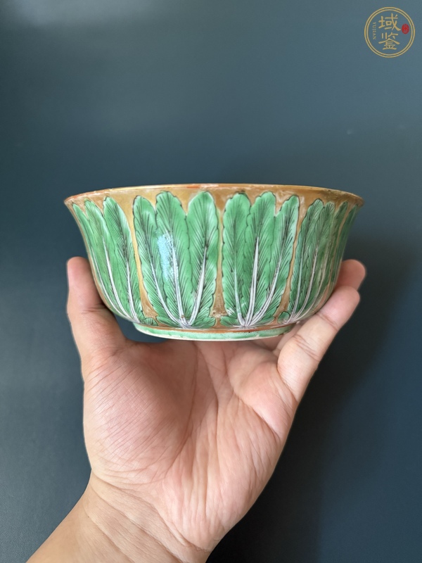 古玩陶瓷萊菔紋碗真品鑒賞圖