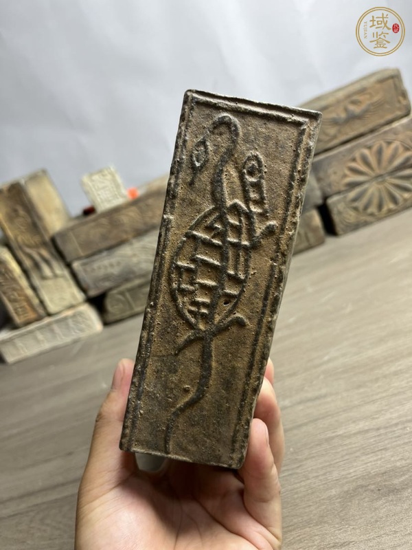 古玩陶瓷漢磚真品鑒賞圖