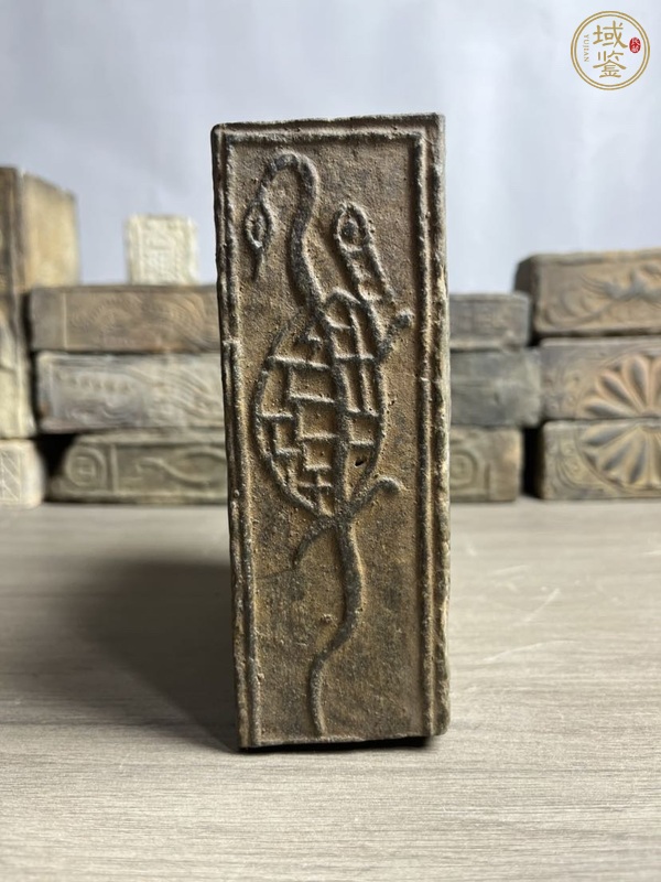 古玩陶瓷漢磚真品鑒賞圖