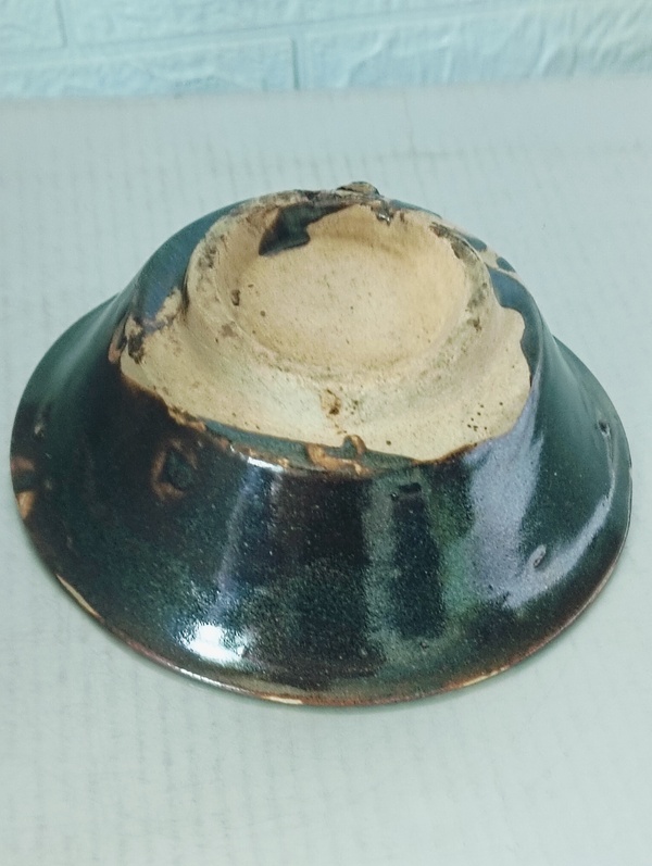 古玩陶瓷明末清初.黑釉茶碗拍賣，當(dāng)前價(jià)格188元