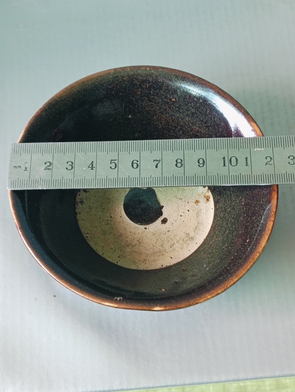 古玩陶瓷明末清初.黑釉茶碗拍賣，當(dāng)前價(jià)格188元