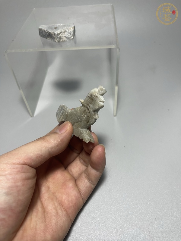 古玩玉器滑石鳥真品鑒賞圖