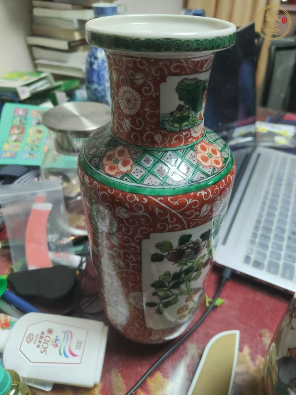 古玩陶瓷棒槌瓶真品鑒賞圖