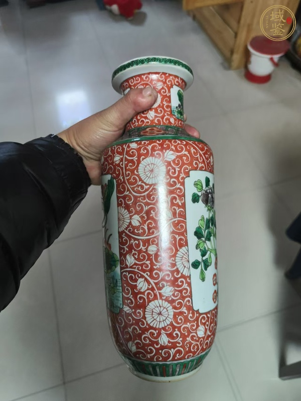 古玩陶瓷棒槌瓶真品鑒賞圖