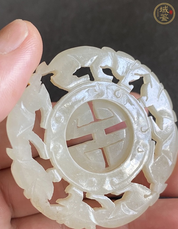 古玩白玉轉(zhuǎn)心佩真品鑒賞圖