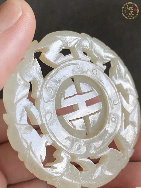 古玩玉器白玉轉(zhuǎn)心佩真品鑒賞圖