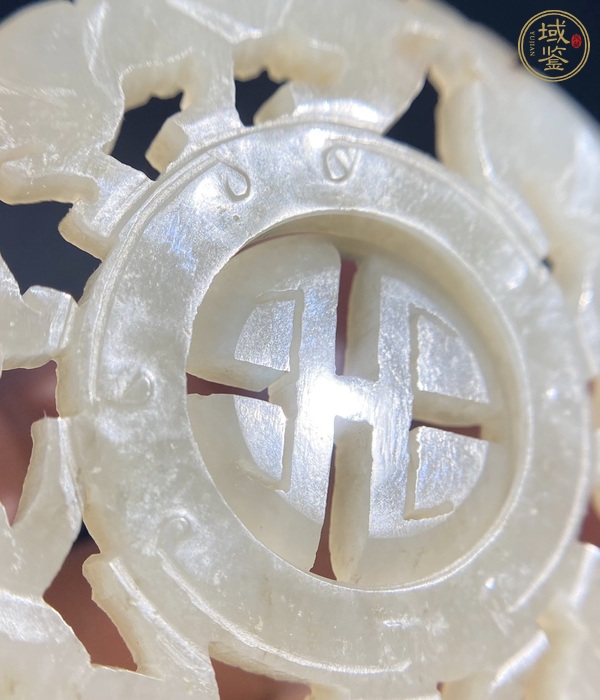 古玩玉器白玉轉(zhuǎn)心佩真品鑒賞圖