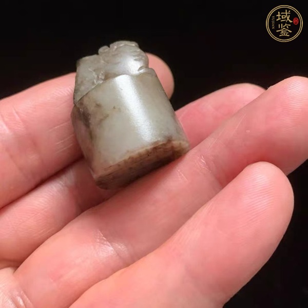古玩和田玉雕“獸鈕印章”真品鑒賞圖