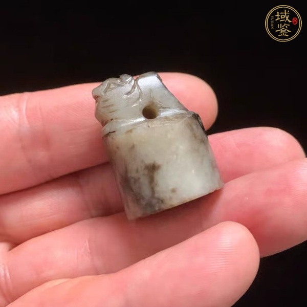 古玩玉器和田玉雕“獸鈕印章”真品鑒賞圖