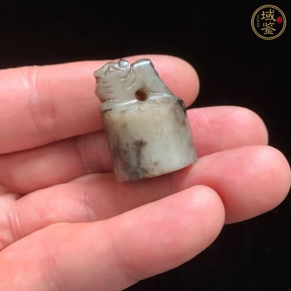 古玩玉器和田玉雕“獸鈕印章”真品鑒賞圖