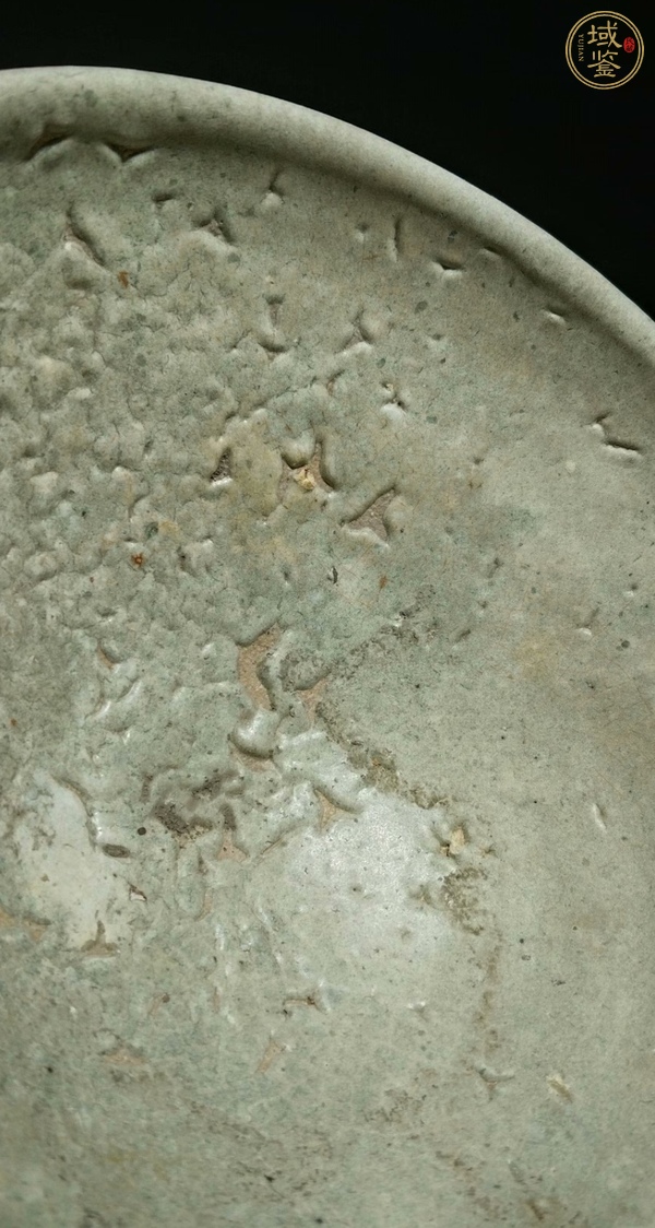 古玩陶瓷鈞窯月白釉大碗真品鑒賞圖