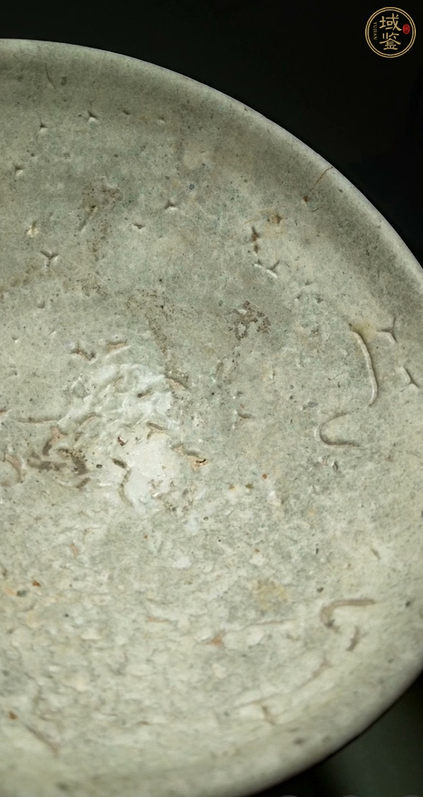 古玩陶瓷鈞窯月白釉大碗真品鑒賞圖