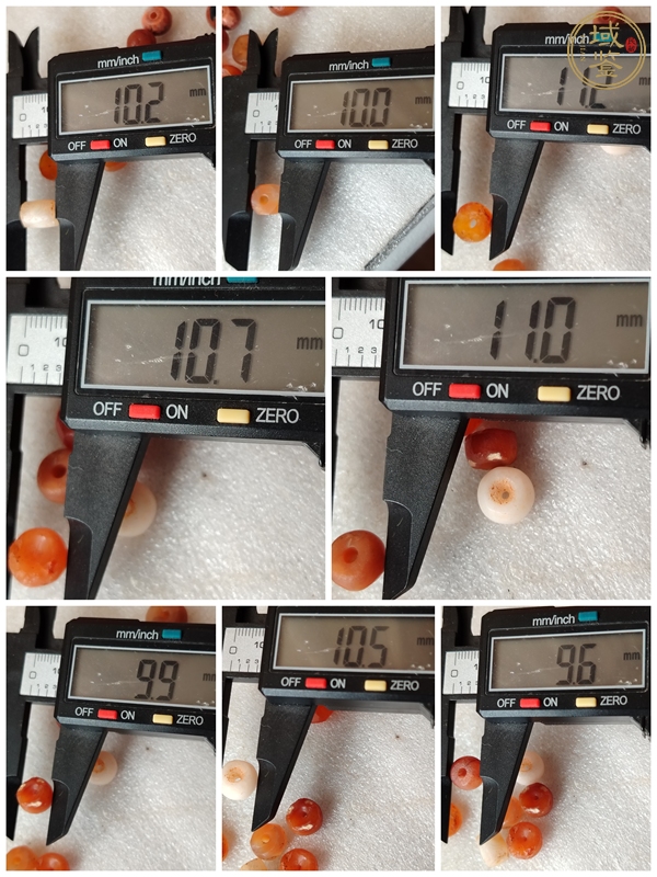 古玩玉器天然瑪瑙珠真品鑒賞圖
