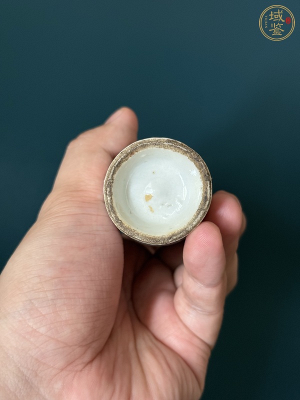 古玩陶瓷麒麟送子粉彩瓶真品鑒賞圖