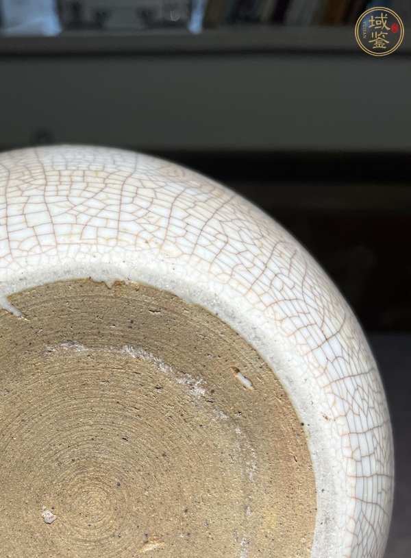 古玩陶瓷哥釉地青花缸真品鑒賞圖