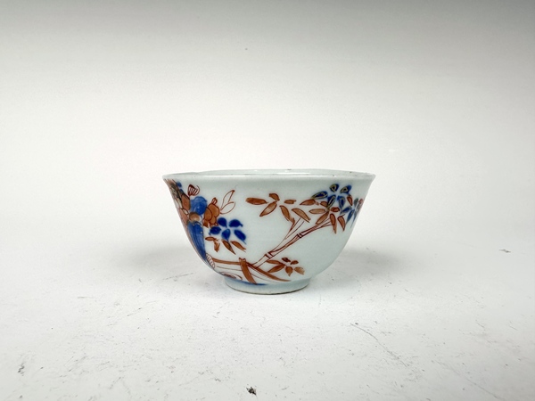古玩嚴選清康熙·青花礬紅描金百財杯拍賣，當前價格1440元