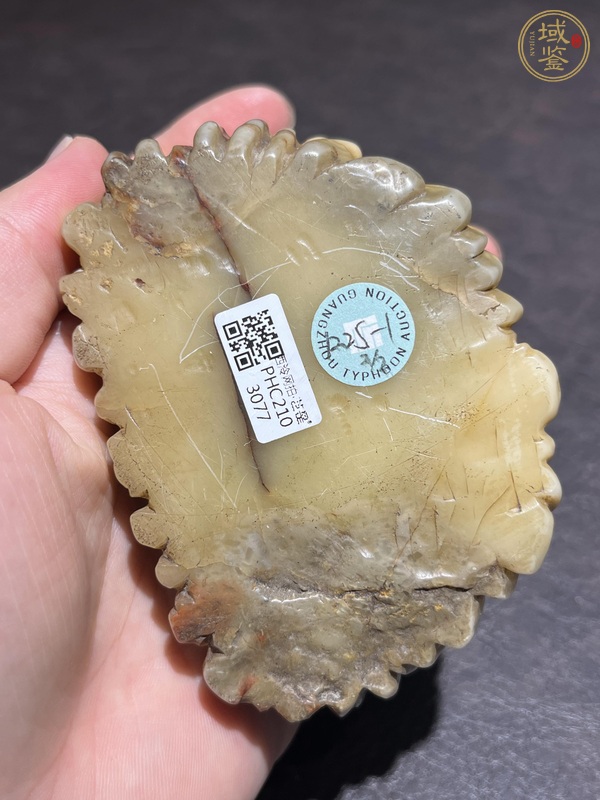 古玩玉器壽山石羅漢坐像真品鑒賞圖