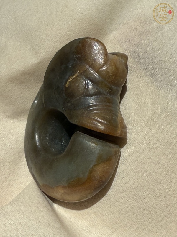 古玩玉器紅山玉豬龍真品鑒賞圖