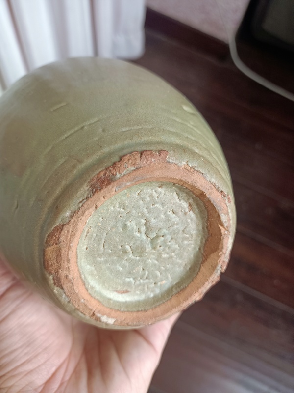 古玩陶瓷龍泉青瓷罐拍賣，當前價格1800元