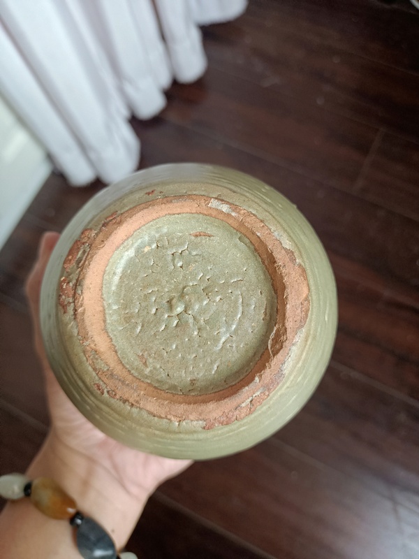 古玩陶瓷龍泉青瓷罐拍賣，當前價格1800元
