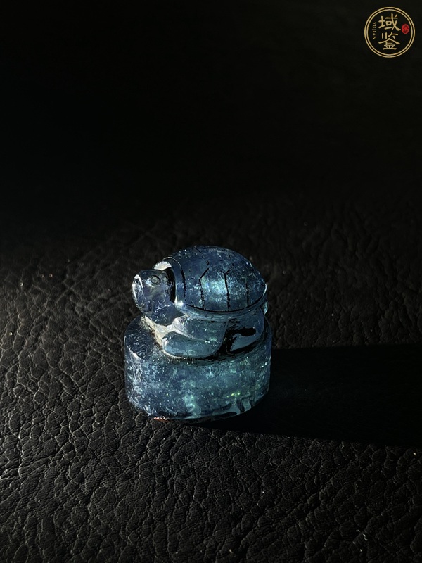 古玩玉器龜扭印真品鑒賞圖