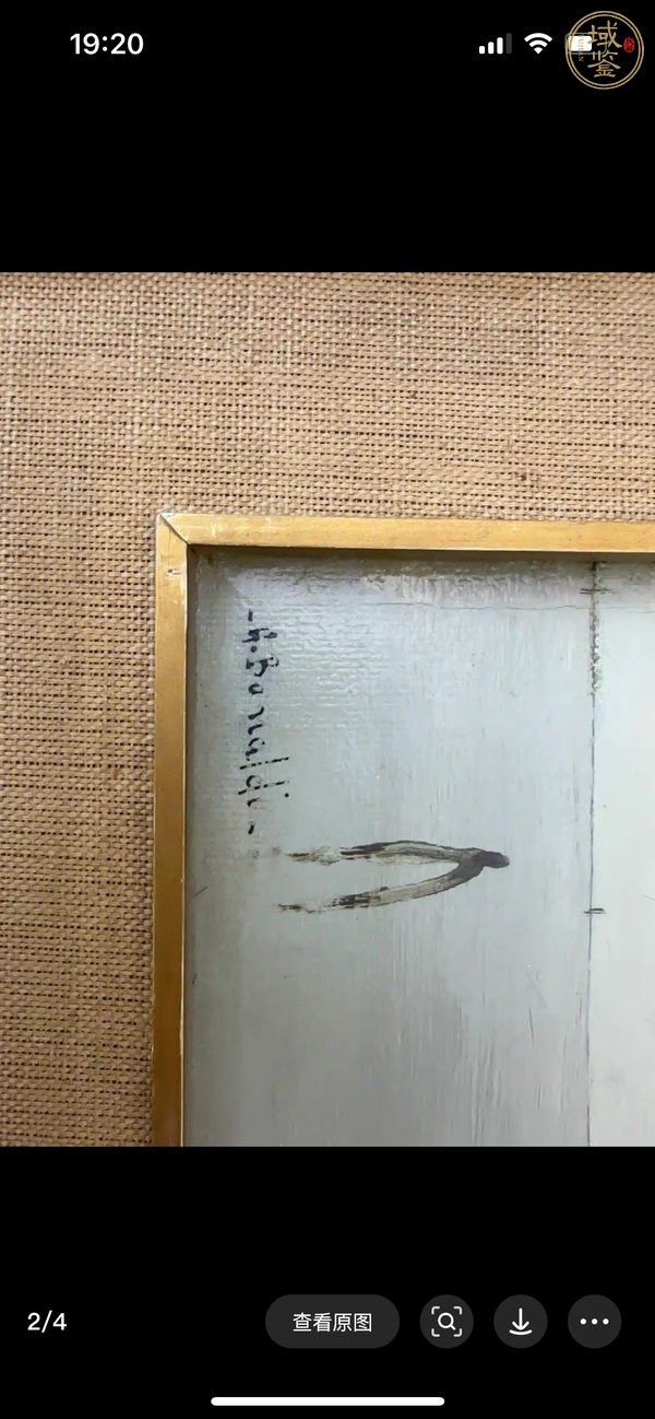 古玩外國油畫風景真品鑒賞圖
