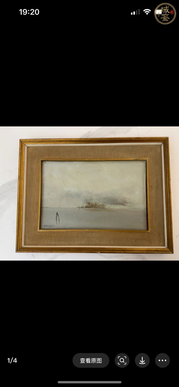 古玩字畫外國油畫風(fēng)景真品鑒賞圖