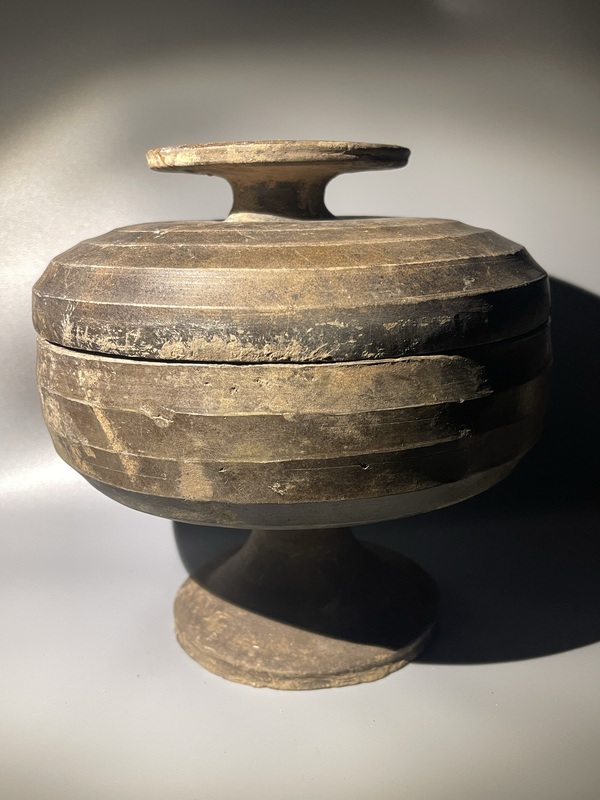 古玩陶瓷漢代灰陶豆拍賣，當(dāng)前價格750元