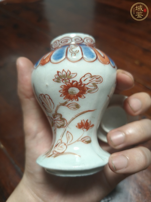 古玩品種粉彩描金將軍改罐真品鑒賞圖