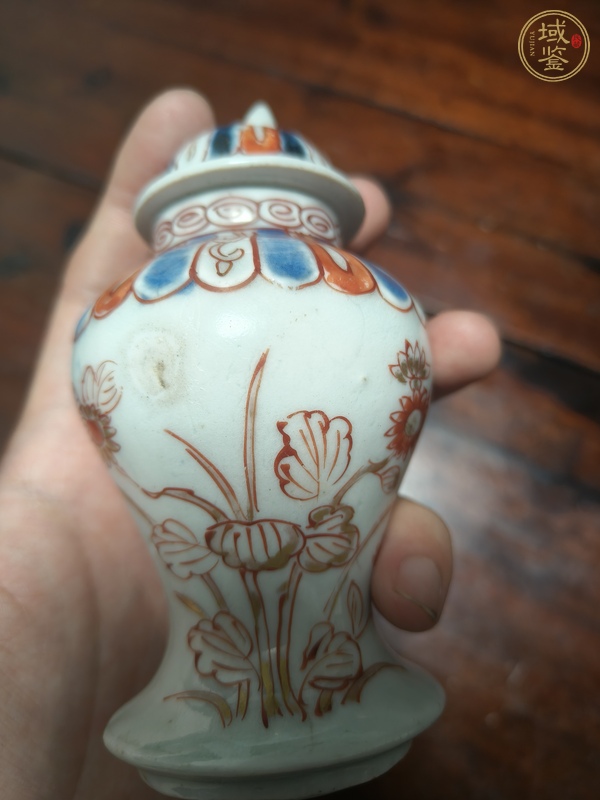 古玩陶瓷品種粉彩描金將軍改罐真品鑒賞圖