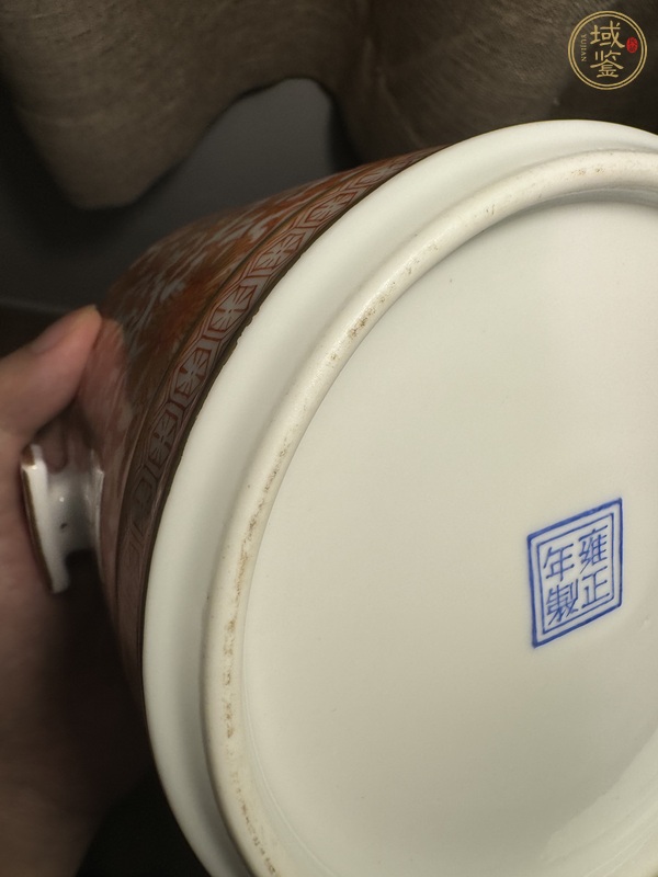 古玩陶瓷花卉紋罐真品鑒賞圖
