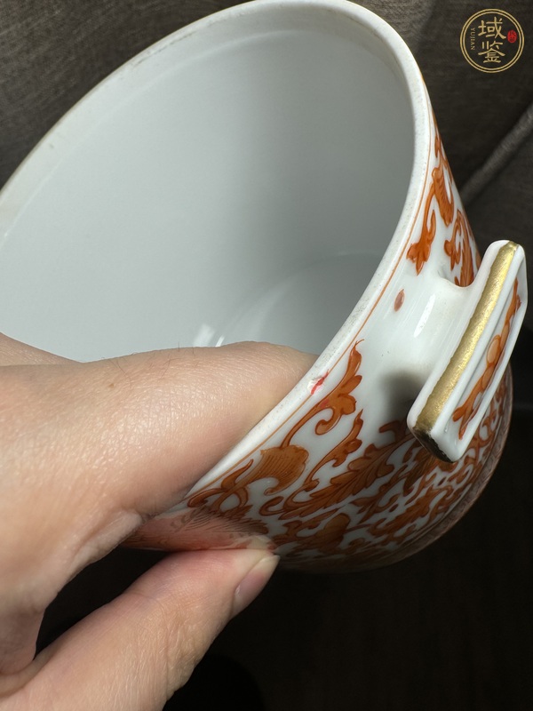 古玩陶瓷花卉紋罐真品鑒賞圖