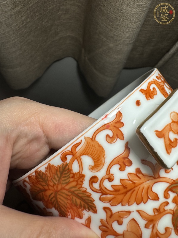 古玩陶瓷花卉紋罐真品鑒賞圖