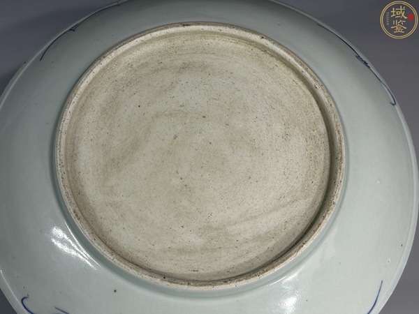 古玩陶瓷清中期青花釉里紅魚盤拍賣，當前價格4500元