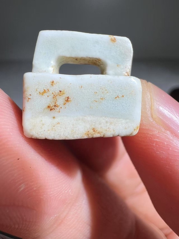 古玩轉賣（少見明代）影青瓷印章（品種少有很高藝術研究價值）拍賣，當前價格0元