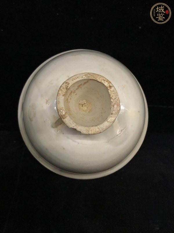 古玩陶瓷霍州窯白釉高足杯真品鑒賞圖