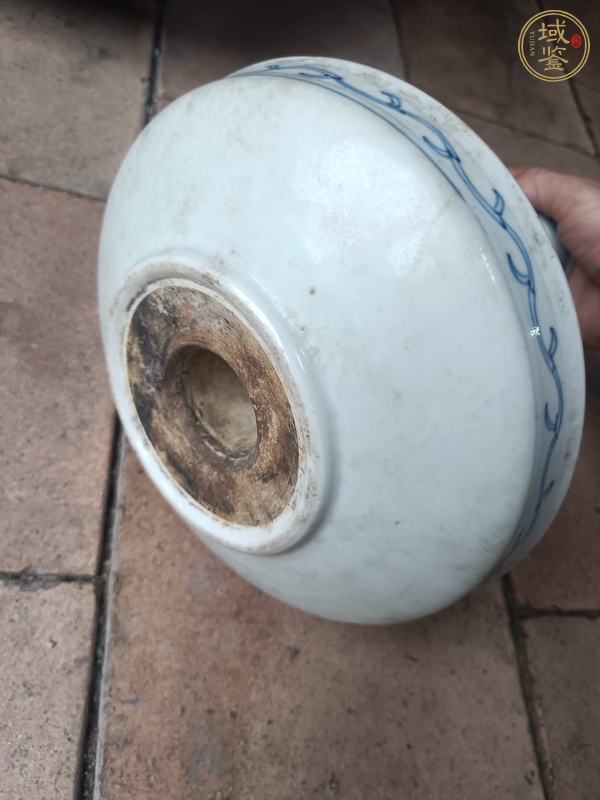 古玩青花燈臺真品鑒賞圖