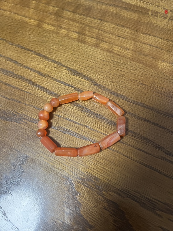古玩玉器瑪瑙珠串真品鑒賞圖