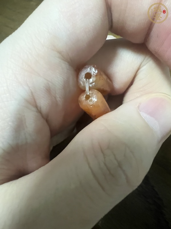 古玩玉器瑪瑙珠串真品鑒賞圖