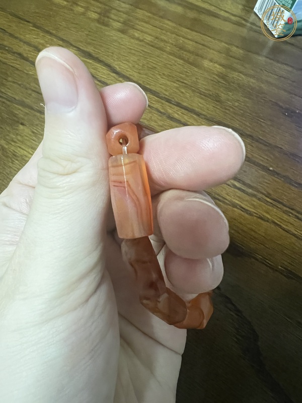 古玩玉器瑪瑙珠串真品鑒賞圖