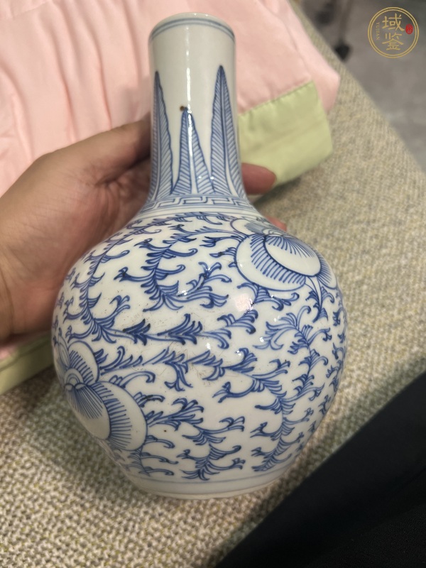 古玩陶瓷青花瓶，疑似復(fù)窯真品鑒賞圖