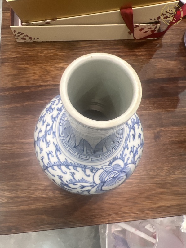 古玩陶瓷青花瓶，疑似復(fù)窯真品鑒賞圖