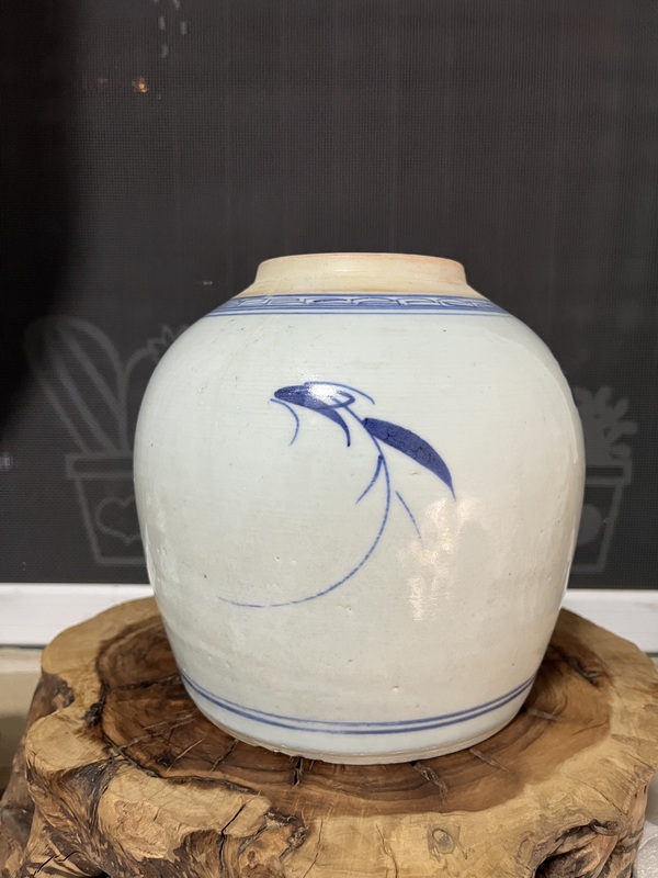 古玩陶瓷青花三星人物故事罐拍賣,當前價格1888元
