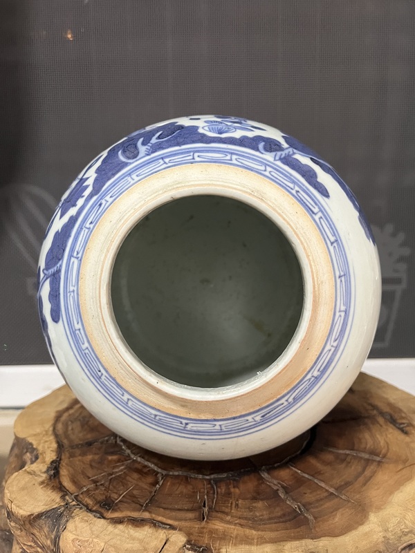 古玩陶瓷青花三星人物故事罐拍賣,當前價格1888元